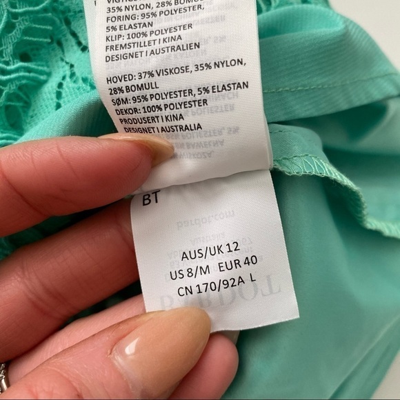 Bardot NWOT lace sheath cocktail dress Medium - Picture 7 of 10